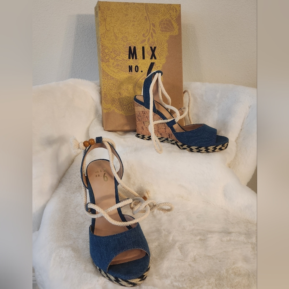 Mix No. 6 size 7 jean wedge